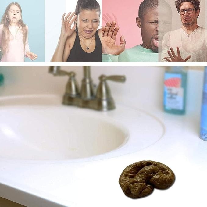 Fake Poopy Toy, Brown Realistic Fake Poop, Novelty Floating Fake Poop Toys for April Fools' Day Prank, Perfect Gag Gift, Prank Gift, Poopy Games