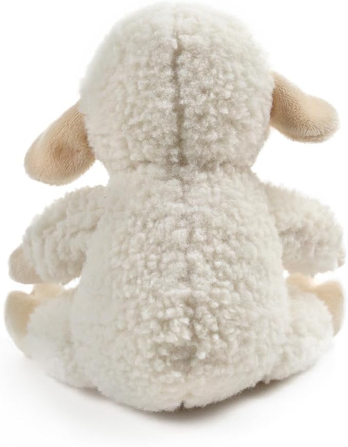 Tiny Heart Sheep Stuffed Animal, Sheep Plush Toy, 7.87inch Lamb Stuffed Animal Cute Soft Stuffed Lamb Kids Boys and Girls Birthday Baby Home Decor Cuddly White Lamb Toys (Sitting Position)