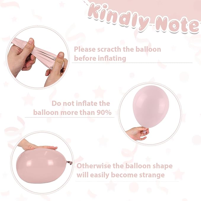 Dusty Pink Blue Balloons, 50PCS 12Inch Gender Reveal Balloon Set with Mist Blue Pink Sand White Transparent balloon for Boy or Girl Gender Reveal Baby Shower Wedding Party Decoration