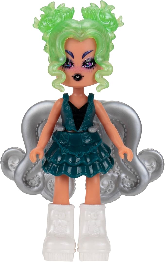 3” Dark Mystic Mermaid Fashion Doll - 1 Figure with 9 Fashion Accessories - Virtual Item Code Included - Series 3 - Ages 5+