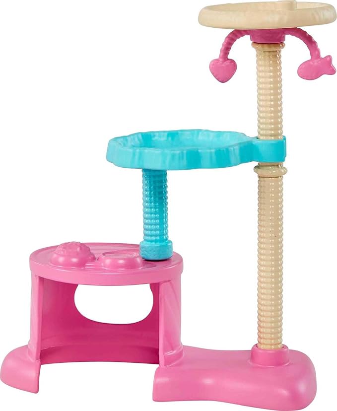 Barbie Kitty Condo Doll & Pets, Cat Tree Toy Playset with 5 Kitten Figures & Accessories