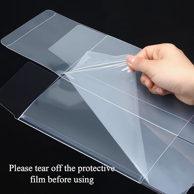 Weysat 50 Pack Protectors Case 19. 6 Inch Large Clear Acrylic Floating Wall Shelves for 4" Inch Pop Vinyl Figures Toys Collectibles Bedroom Living Room Office