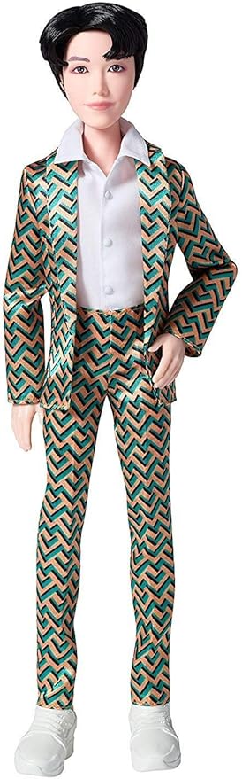 Mattel BTS 11-in j-hope Fashion Doll, Based on Bangtan Boys Global Boy Band, Highly Articulated Figure, Toy for Boys and Girls Age 6 and Up.