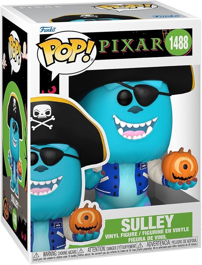 Funko POP! Disney: Pixar Halloween - Sulley - Pixar Collection - Collectable Vinyl Figure - Gift Idea - Official Merchandise - for Kids & Adults - Horror Fans - Model Figure for Collectors