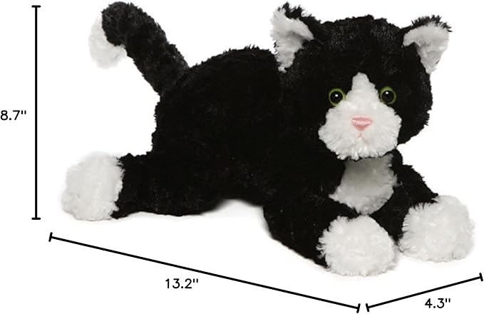 GUND Sebastian Tuxedo Kitten Plush Toy, Premium Cat Stuffed Animal for Ages 1 and Up, Black/White, 14”