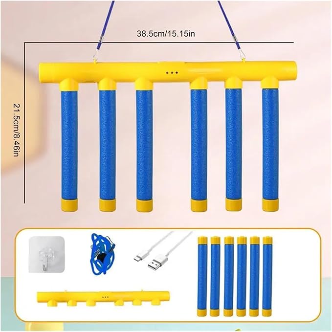 Reflex Challenge Drop Sticks Game - Hand Eye Coordination & Reaction Training Toy for Kids & Adults, Nerve Exercise Catching Sticks Game