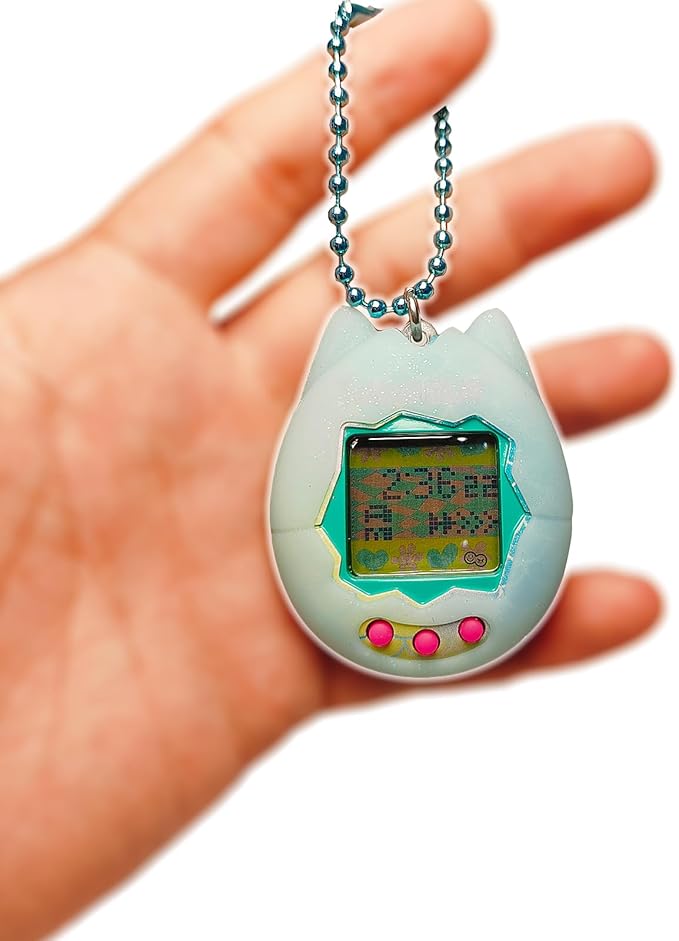 JCHPINE Silicone Cover Case for Tamagotchi Original Digital Pet, Protective Sleeve Skin for Original Tamagotchi Electronic Pet Toys Accessories (Only Case) (Blue)