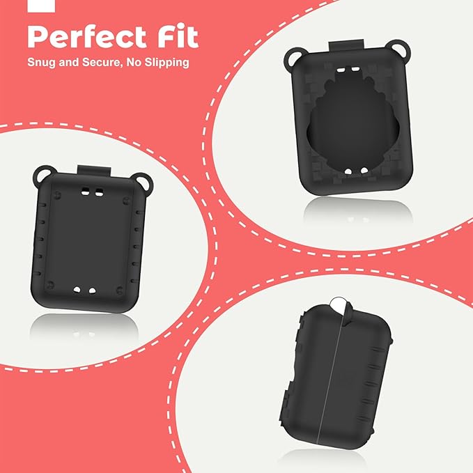 Case for Bitzee Interactive Toy Harry Potter – Soft Silicone Protective Cover, Shockproof Anti-Scratch Dustproof Sleeve for Electronic Pet Device, Skin-Friendly Anti-Slip Protective Shell(Black)