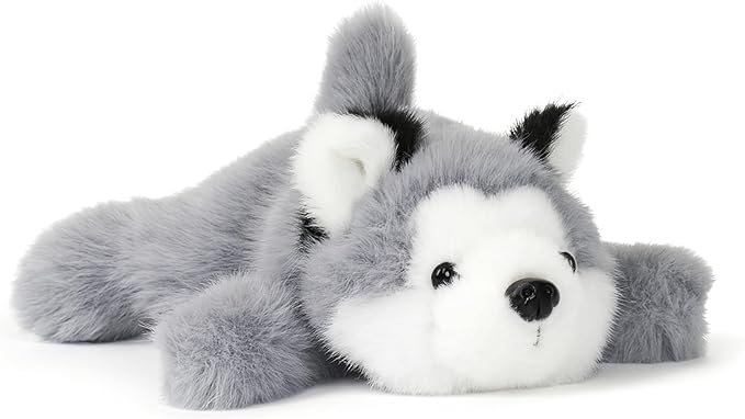 Adorable Husky Stuffed Animal Soft Plush Husky Dog Plush Toy Cute Birthday Gifts for Kids Adults