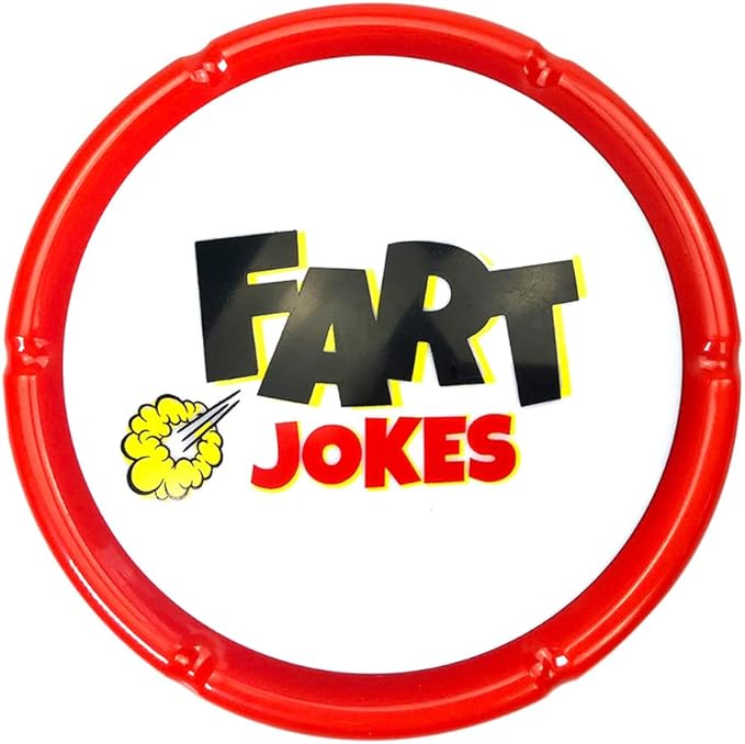 Fart Jokes Button - 40 Funny Jokes and Sounds - Hilarious Talking Toy for Office Humor, Games and More