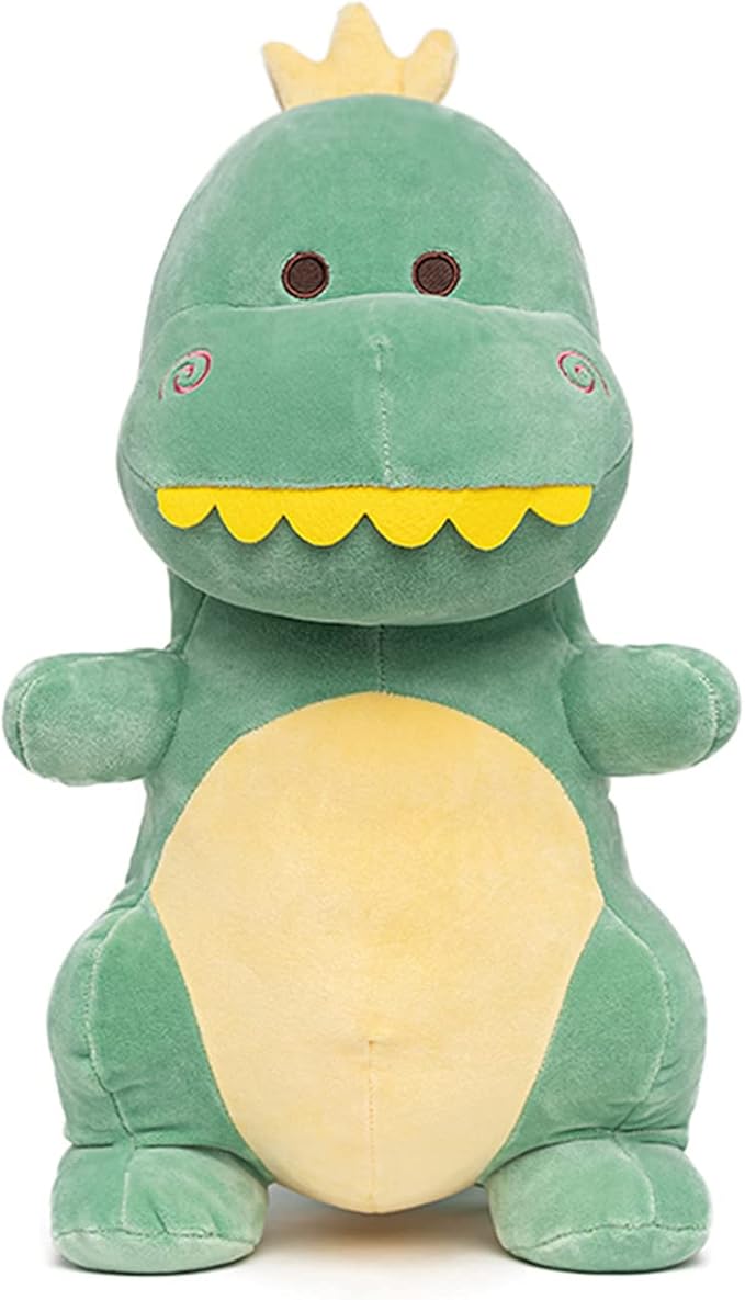 Big Dinosaur Plush Toy, 15.7" Dinosaur Stuffed Animal Stuffed Dinosa Cute Dino Plush Soft Plushie Dino Stuffed Animals Toys for Boys Girls Baby Kids Green
