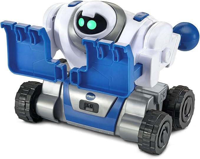 VTech 5-in-1 Make-a-Bot Transformable Robot Toy with Sound Sensor and Obstacle Detector