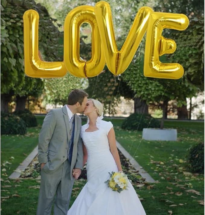 TONIFUL 40 Inch Large Gold Letter O Balloons, Foil Mylar Big Balloons for Birthday Party Anniversary Supplies Decorations
