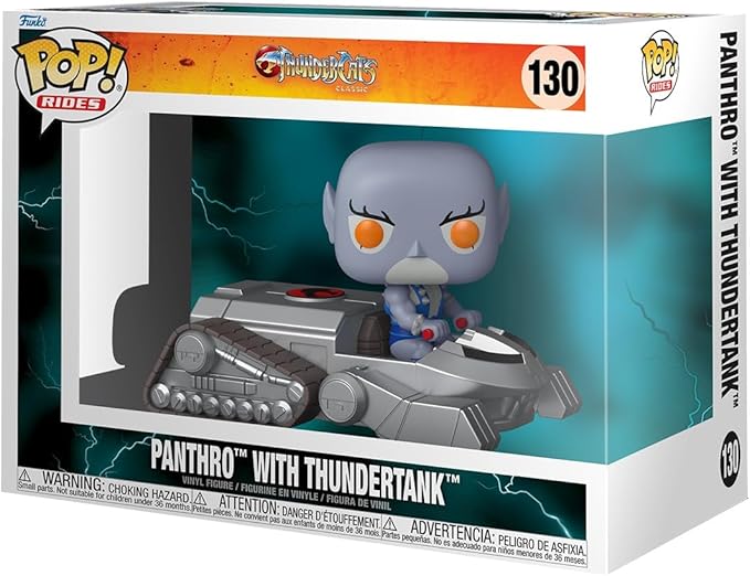 Funko Pop Rides: Thundercats - Panthro with Thundertank - Collectable Vinyl Figure - Gift Idea - Official Merchandise - Toys for Kids & Adults - Cartoon/Animation Fans
