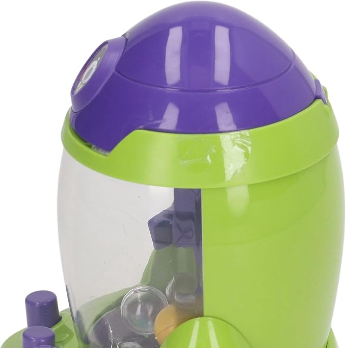 Portable Mini Space Rocket Claw Machine for Children, Colorful Tabletop Game Machine for Kids Interactive Play