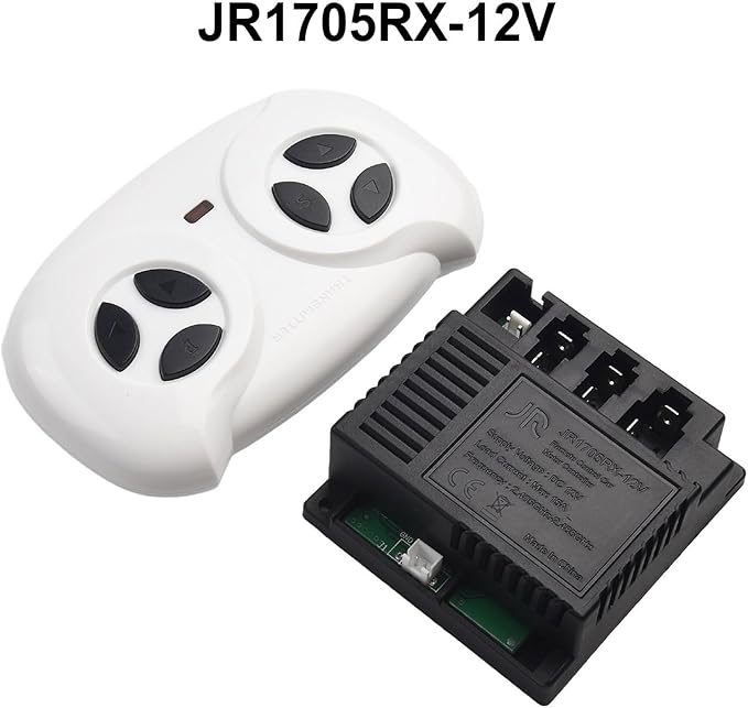 JR-RX-12V 6V 24V Electric Vehicle Receiver Module for Remote Control Toy Car Parts, RC 1, RC 2, RC 3, RC 4, JR-RX-6V, JR-RX-6V receiver, Children Electric Car Remote Control(JR1705RX Full set)