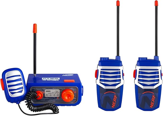 Walkie Talkies Set, 3 Piece Walkie Talkie Base Station Kit for Kids and Adults, Long Rang Three Way Radio with Volume Control, Rugged Outside Toys for Children Boys and Girls