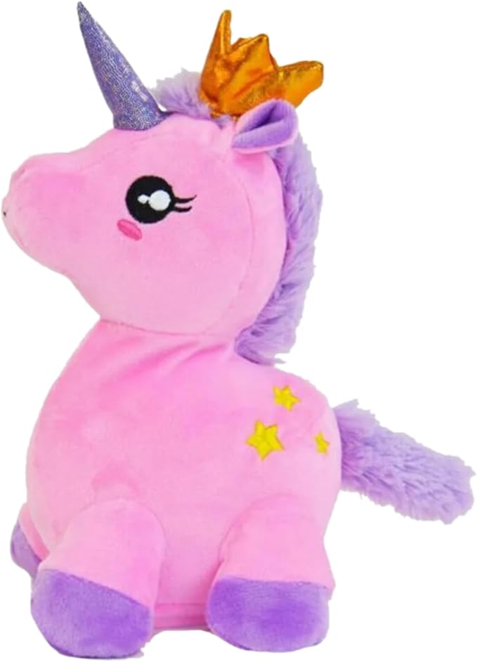 75673 – Laber unicorn "Cottoncandy", laboratory with recording and display function, flaps everything funny and moves approx. 27 cm in size, ideal as a gift for boys and girls.