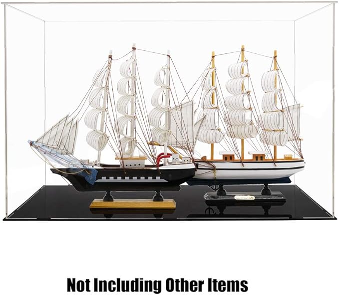 Self-Assembly Acrylic Display Case,Deluxe Dustproof Showcase,Display Cases for Collectibles for Pop Figures Toy Collectibles,Need Remove Protective Film(13.5x6x10.6 inch; 34x15x27cm)