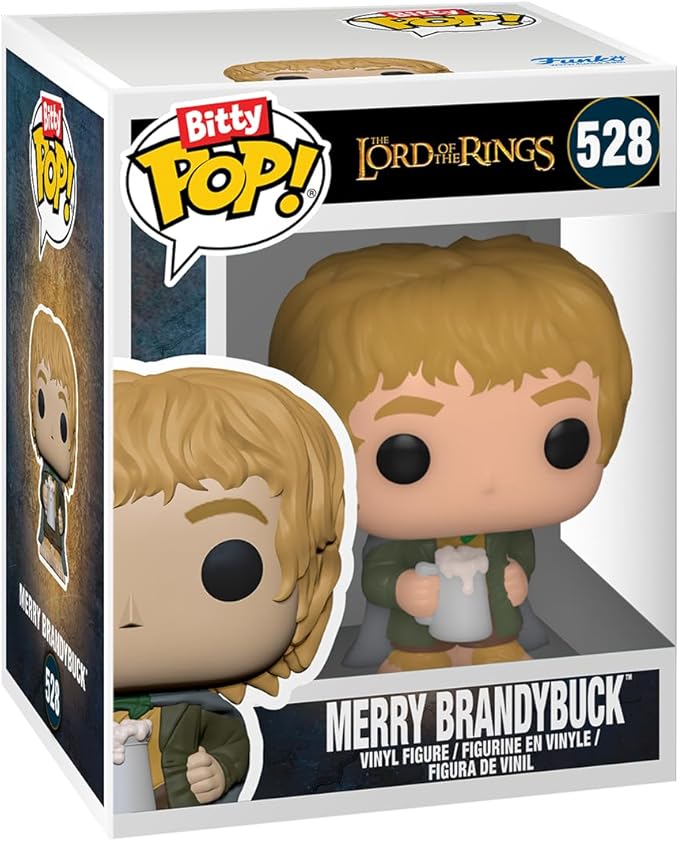Funko Bitty POP! Lord of The Rings - Samwise, 4-Pack and A Surprise Mystery Mini Figure - 0.9 Inch (2.2 Cm) - Lord of The Rings Collectable - Stackable Display Shelf Included - Gift Idea