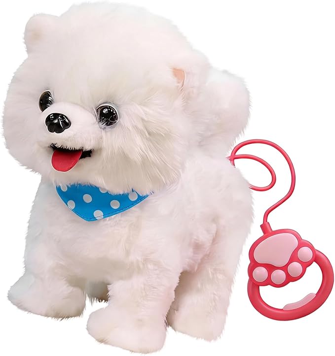 AI Puppy Robotic Dog for Kids, Interactive Robotic Puppy That Walks, Barks & Licks - Smart Companion Toy, Lifelike Pet with Voice Learning