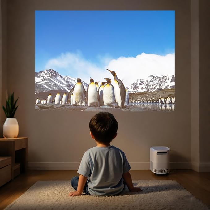 Story Projector for Kids, Story Dream Machine Book Projector with 4 Science Themes, Earth, Ocean, Dinosaurs & Space, Audio Play, Night Light, 9 Dream Music, Educational Bedtime Storytelling Toy