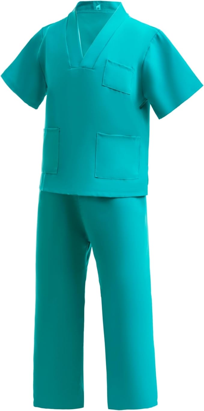 BanKids Doctor Costume for Kids Career Day Pretend Playset Doctor Role Play Stethoscope Lab Coat Kids Halloween Costume