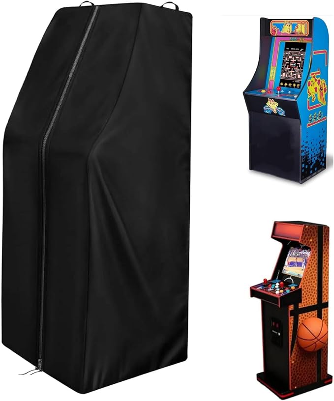 Arcade Machine Cover, Heavy Duty Protective Video Game Cover for Arcade1Up MS. PACMAN Classic SE Machine,Waterproof & Dustproof Electronic Dust Covers for Game Room，19" x 19" x 62"