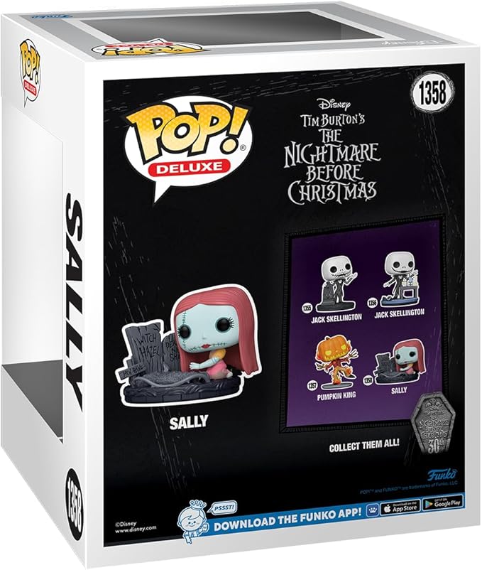 Funko POP! Disney: The Nightmare Before Christmas 30th - Sally with Gravestone - Collectable Vinyl Figure - Gift Idea - Official Merchandise - for Kids & Adults - Movies Fans