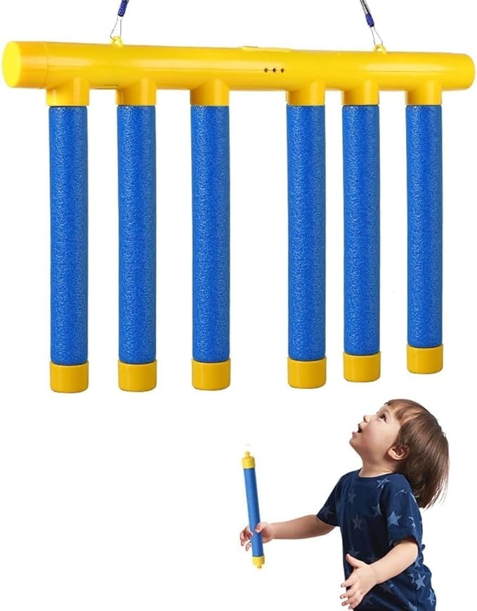 ZERO ZONE Reflex Drop Sticks Challenge Game, Hand Eye Coordination Training Toy, Upgrade Remote Control 3 Adjustable Speed
