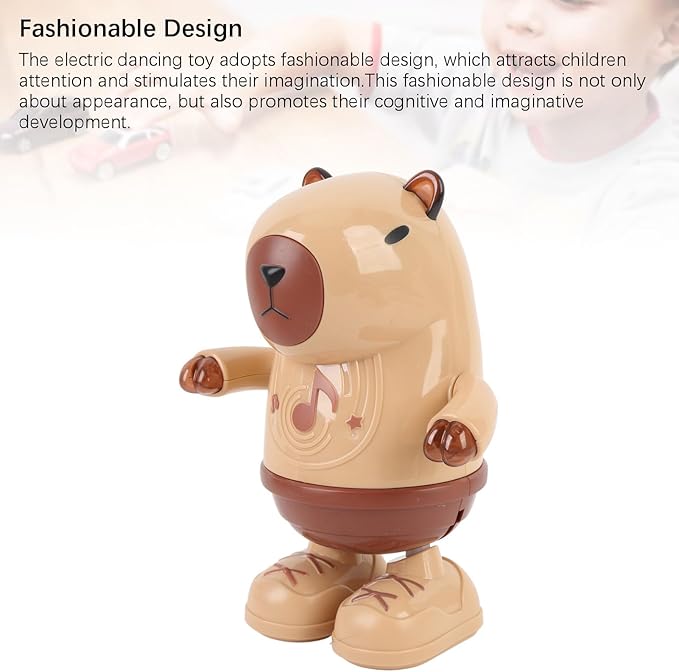 Electric Dancing Toy with Light and Music, Fashionable Design, Safe Material, Automatic Dancing, Suitable for Children