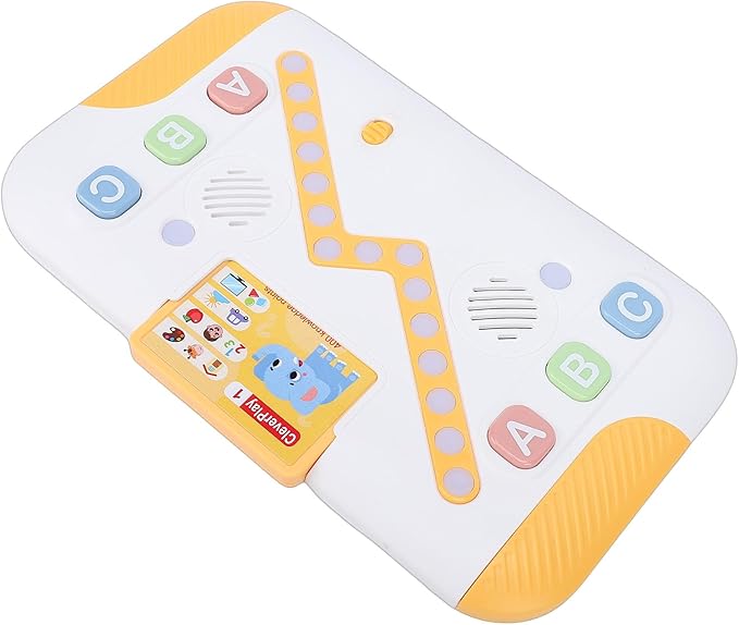 Alomejor Interactive Learning Quiz Card Reader, Voice Activated Educational Toy with 400+ Audio Questions for Kids Ages 3-8, Screen Free Early Education Tool for Home and Kindergarten