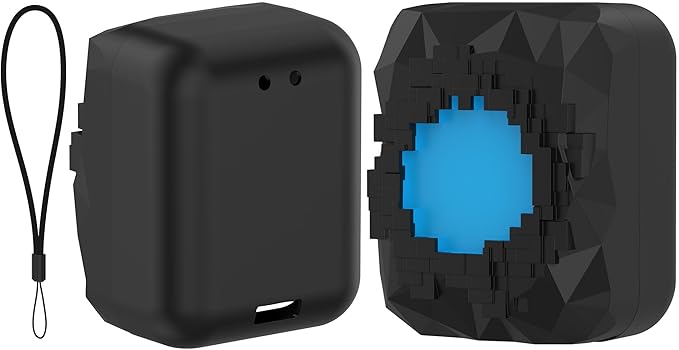 Silicone Case for Bitzee Magicals Interactive Toy Digital Pet,Protective Skin Sleeve for Virtual Electronic Pets Black