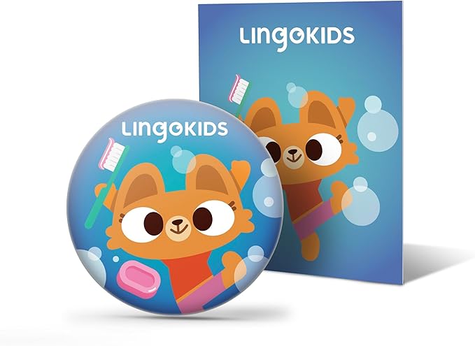 StoryShield, Lingokids Screen-Free Audio Storytelling Disk, Learn About Practical Life Skills with Lisa