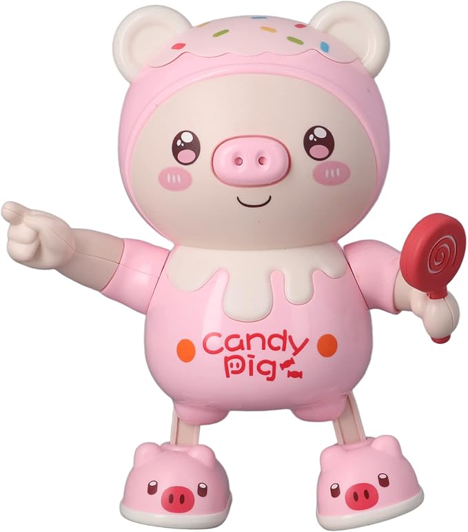 TOPINCN Dancing Pig Electronic Toys Play Dancing Pig Interactive Toys Cool Light Clear Sound Home Entertainment ()