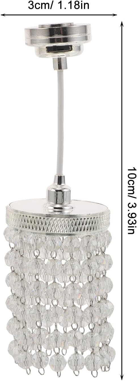 TOYANDONA Dollhouse Lights: Miniature Dollhouse Ceiling Lights - Vintage Hanging Lamp for Doll House Decoration - Simulation Furniture Accessories