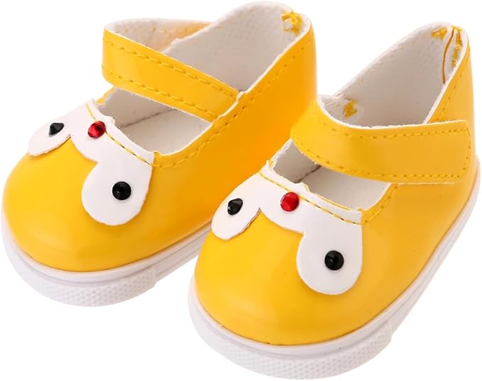 6 Pairs Doll Shoes Fits 18 Inch Dolls American Doll Accessories Different Doll Styles Dress up