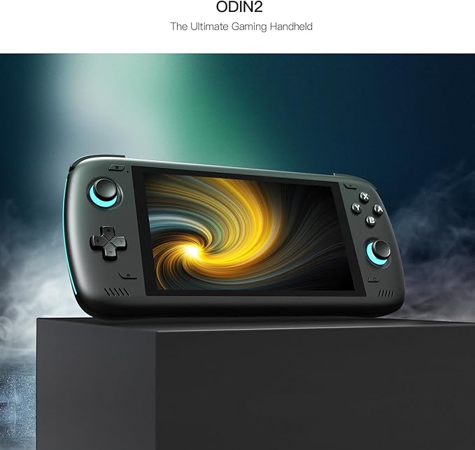 Odin 2 MAX Android Handheld Gaming High-Performance Retro Game Handheld with Snapdragon 8 Gen 2 Octa-core CPU, Adreno 740 GPU, 6" 1080p Screen, Wi-Fi 7, Android 13, 16+512GB (Cold Grey)