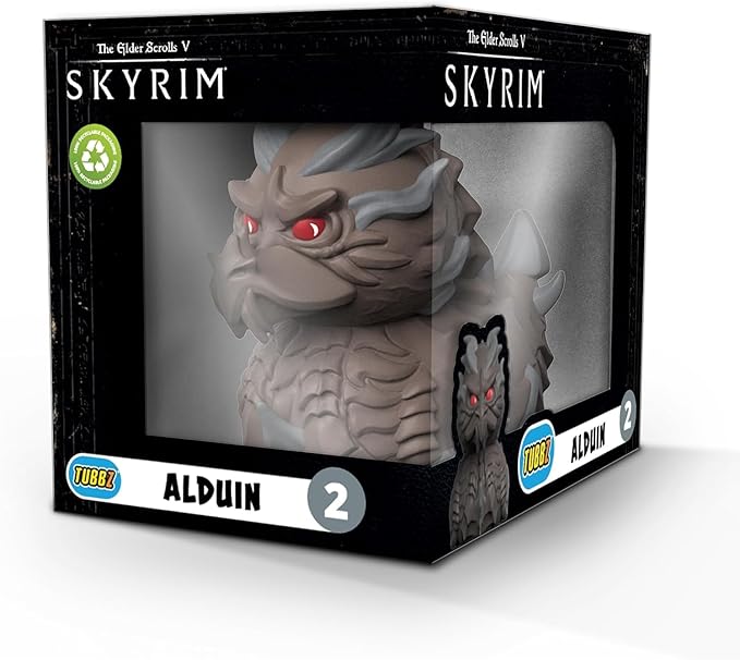 TUBBZ Boxed Edition: The Elder Scrolls Skyrim - Alduin Cosplaying Rubber Duck Vinyl Figure