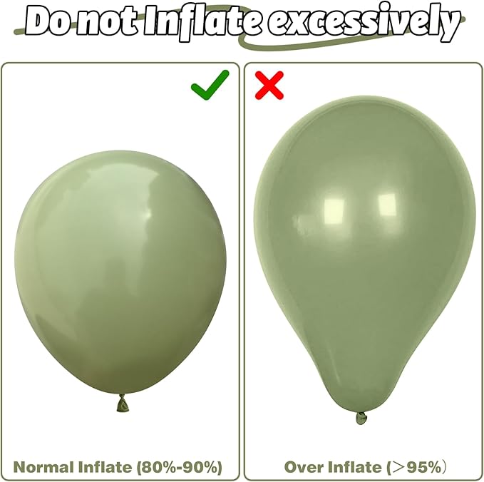 Green and Gold Balloons Sage Green Gold Confetti Balloons for Jungle Safari Party Lion Birthday Decorations Retro Olive Balloons for Arch 60PCS 12INCH Pastel Green Latex Helium Balloon Wild Animal