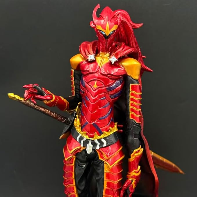 Igris Figure Statue Red Gold Edging Anime Figurine PVC Model 9.45" Standing Pose Sung Jin Woo Action Figures Desktop Collections