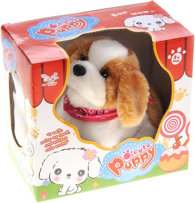 PowerTRC Cute Somersault Little Puppy | Barks, Sits, Walk, and Flips | Pet Toy Dog