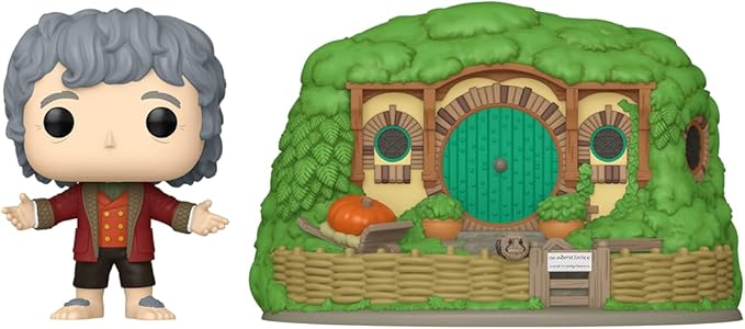 Funko POP! Town: Lord of The Rings - Bilbo Baggins & Bag End - Collectable Vinyl Figure - Gift Idea - Official Merchandise - for Kids & Adults - Movies Fans - Model Figure for Collectors