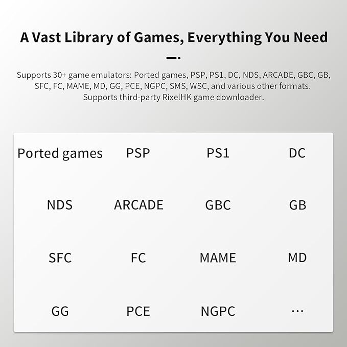 RG34XXSP Retro Handheld Game Console Linux 3.4'' IPS Screen 720*480 Built-in 64G TF Card 5000+ Games RG 34XXSP Portable Gaming Console 3300mAh Battery Support 5G WiFi Bluetooth TV Output Black