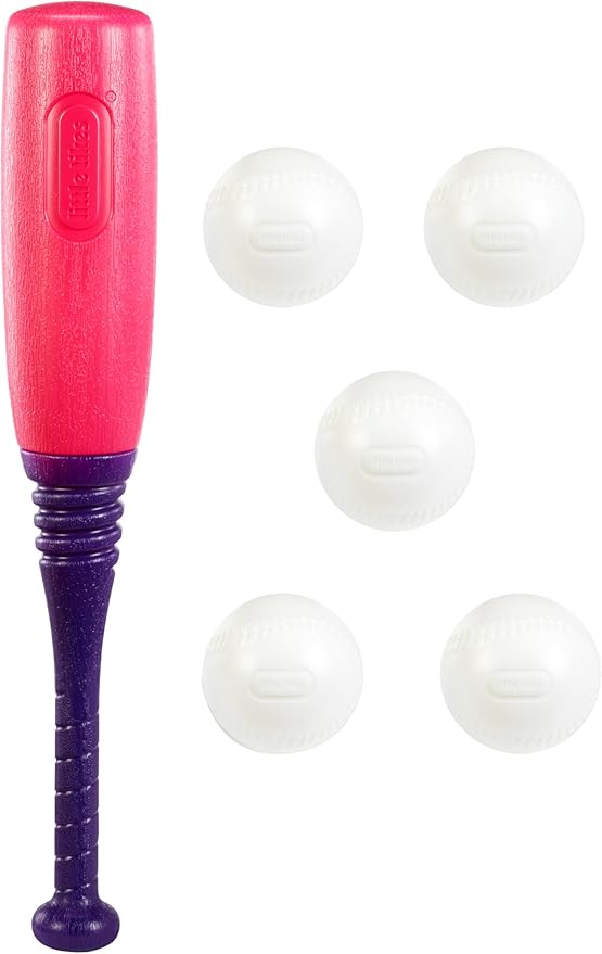 Little Tikes T-Ball Set, Pink, 5 Balls, for Toddlers Ages 18+ Months – Amazon Exclusive