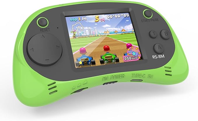 Handheld Games for Kids -16 Bit Retro Video Game with 220 HD Electronic Games - 2.5'' IPS Portable Travel Game Gifts for Boys Girls Ages 4-12