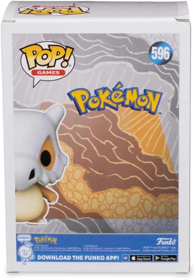 Pop Games: Cubone Pearlescent Pop Vinyl Figure Pokemon Center Exclusive