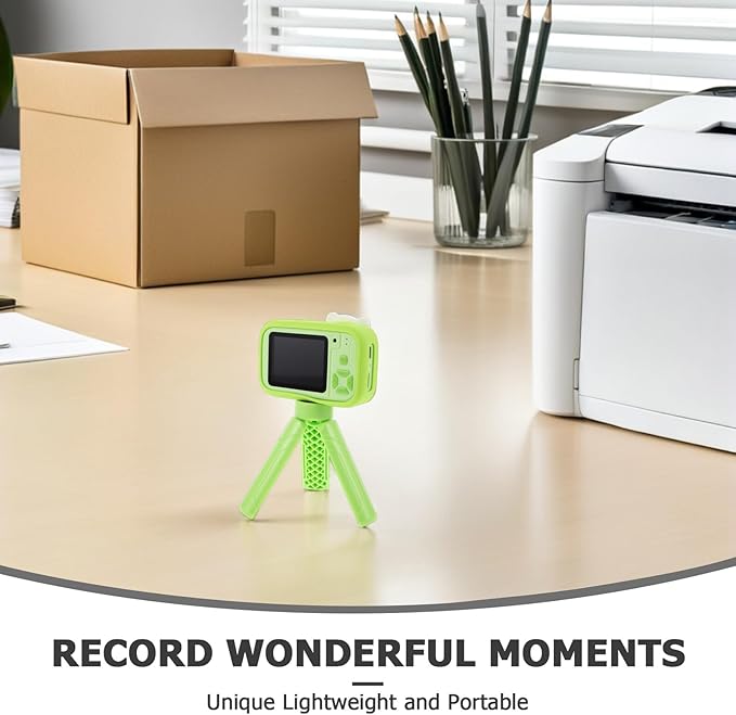 BESPORTBLE Digital Camera for Boys and Mini 4800w Dual Lens Photo and Video Camera with 2.4-inch IPS Screen Portable for Travel and Birthday