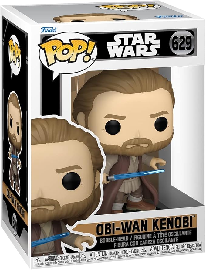 Funko POP! Vinyl: OBI-Wan Kenobi Battle Pose - Jasper - Star Wars - Collectable Vinyl Figure - Gift Idea - Official Merchandise - for Kids & Adults - TV Fans - Model Figure for Collectors and Display