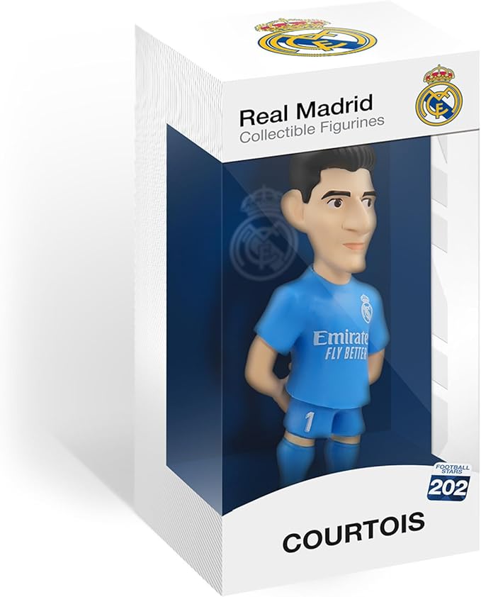 MINIX COLLECTIBLE FIGURINES - Sports Collectable 12 cm Figurine, Thibaut Courtois, Real Madrid